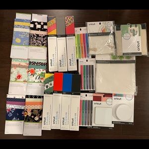 Cricut craft supplies bundle, lot of 21 packs, brand new in packaging